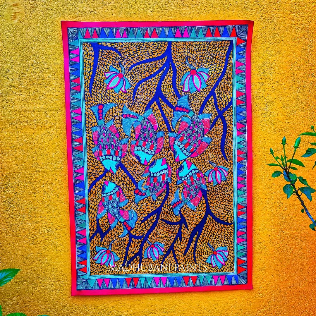 Yellow Ocean Wall Hanging