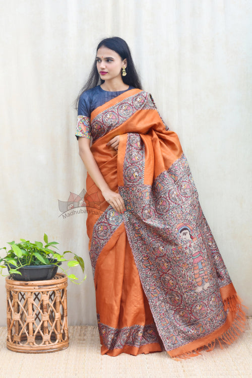 'DOLI KA HAAR' Tussar Silk Saree