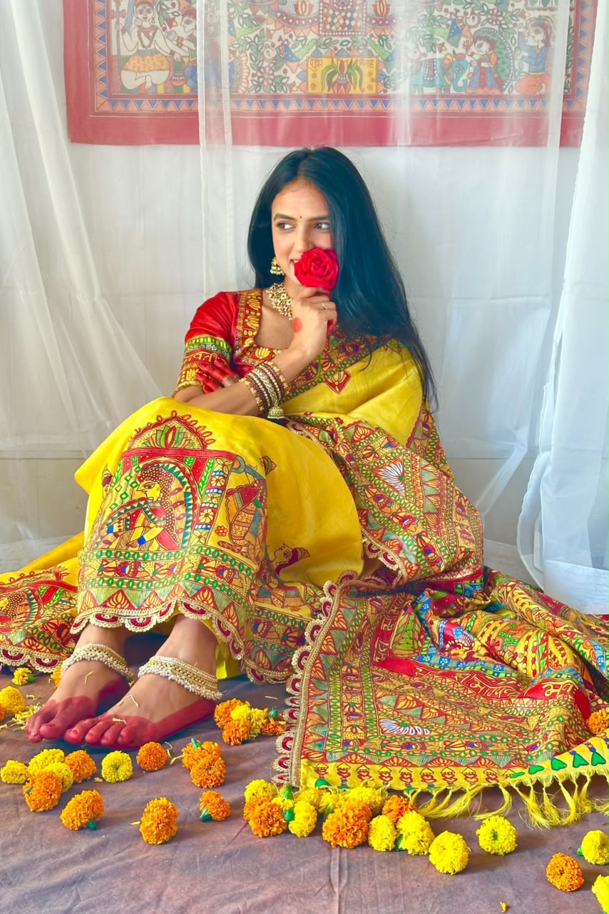 MITHILA BRIDAL SAREE