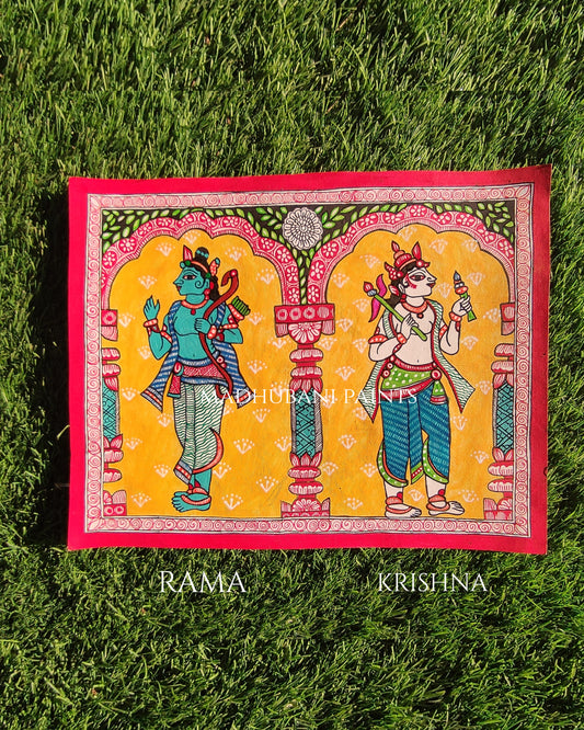 Set of 5 Vishnu Avatar Wall Hanging