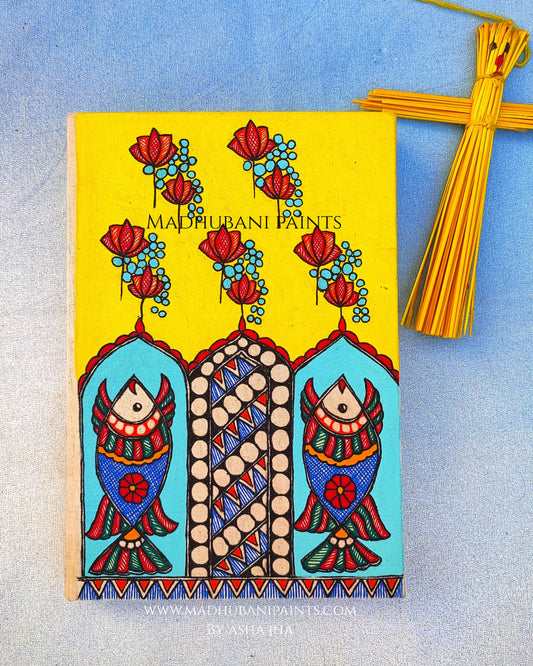 Surmai Ocean Hand-painted Madhubani Diary