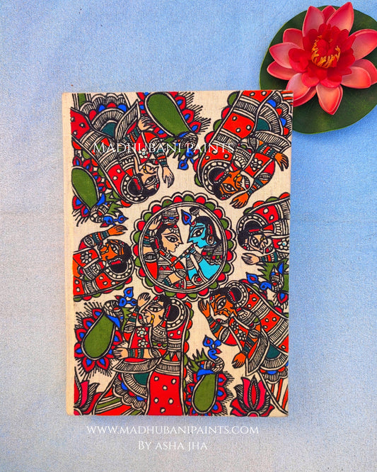 Mithila Raas Hand-painted Madhubani Diary