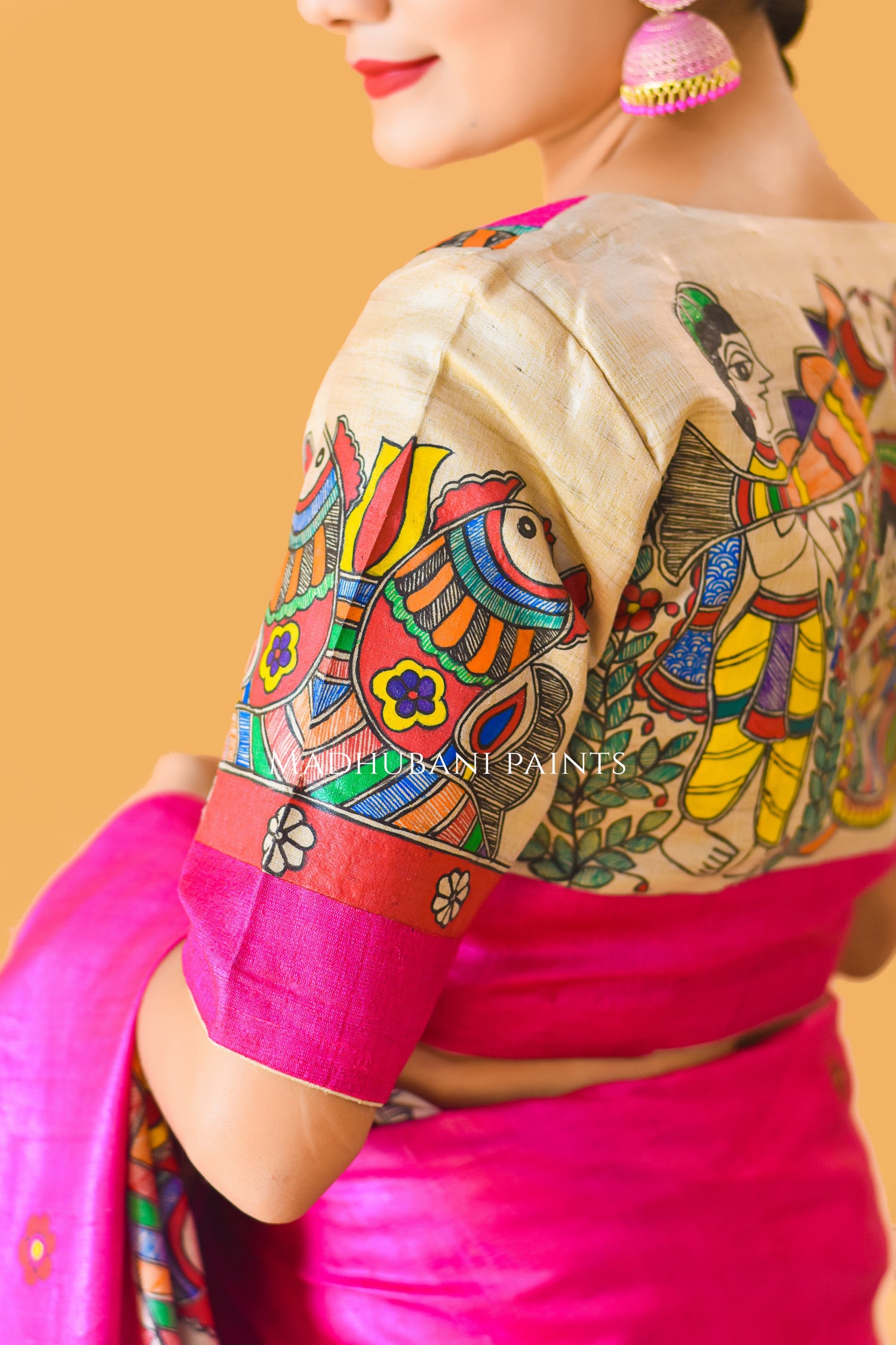 Half hand blouse shop designs