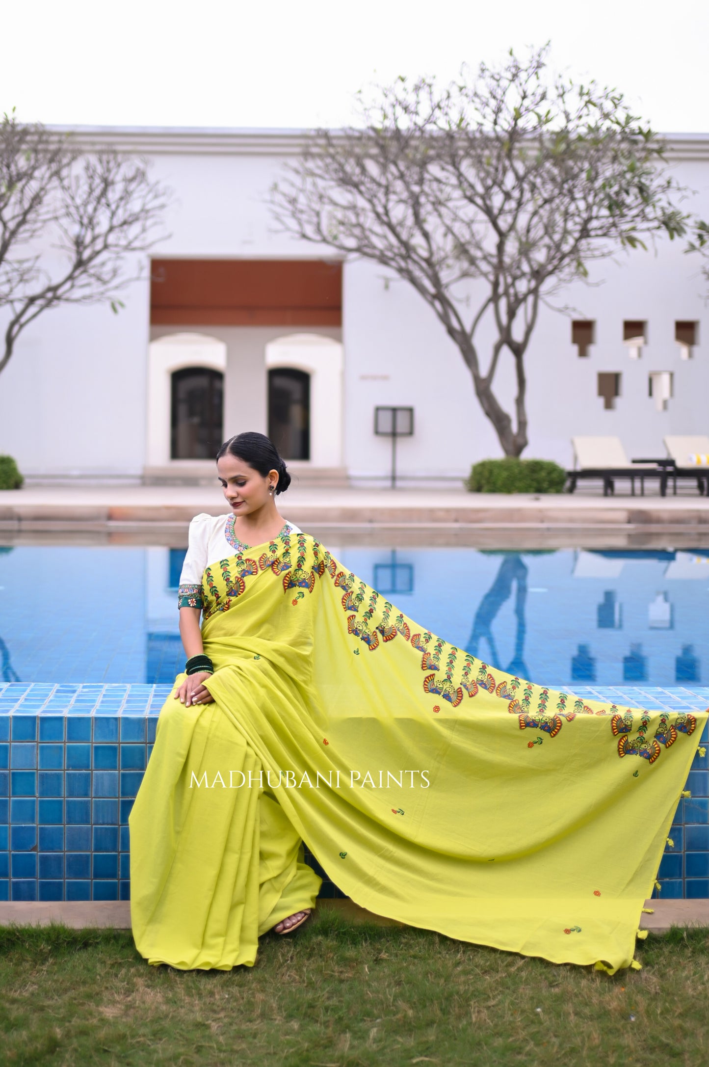 MORVAN SAREE BLOUSE SET