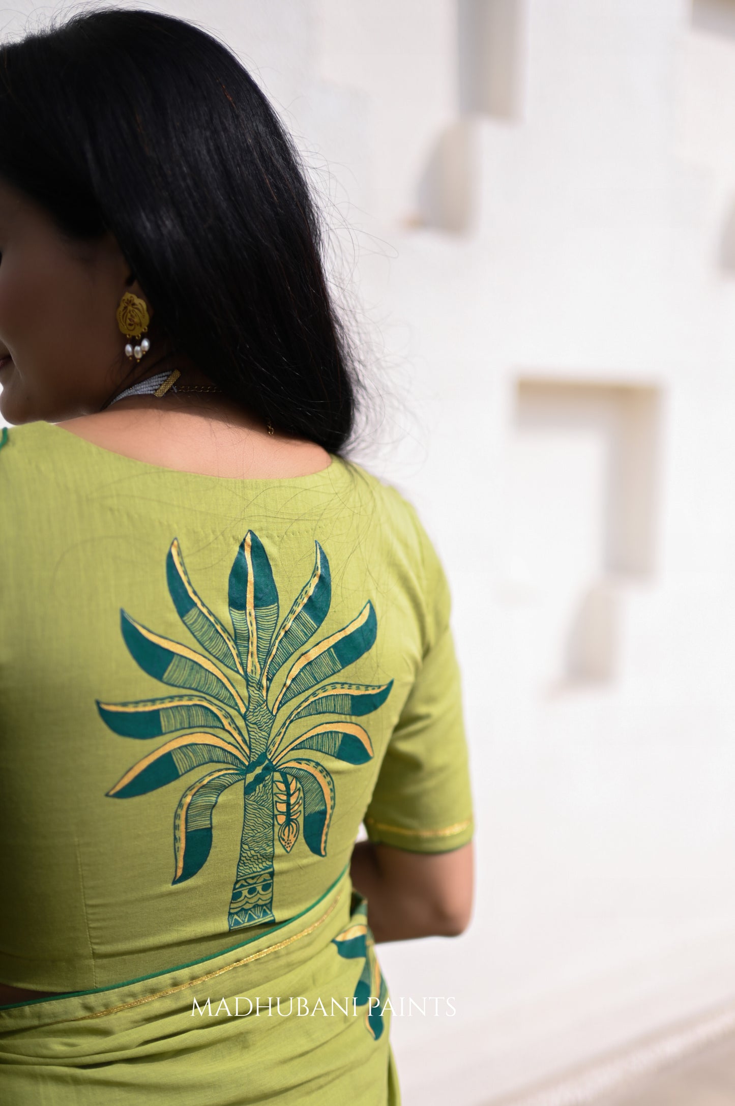 GREEN WHISPER BLOUSE