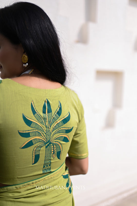 GREEN WHISPER BLOUSE