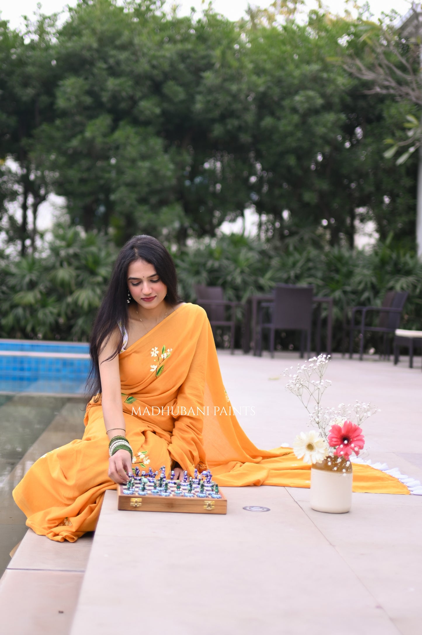 PARIJAAT SAREE BLOUSE SET