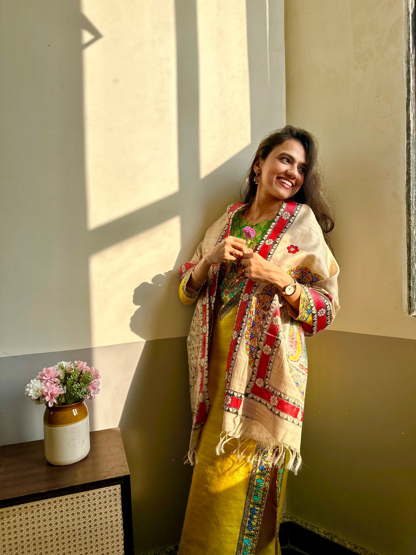Mayur Tussar Silk Stole