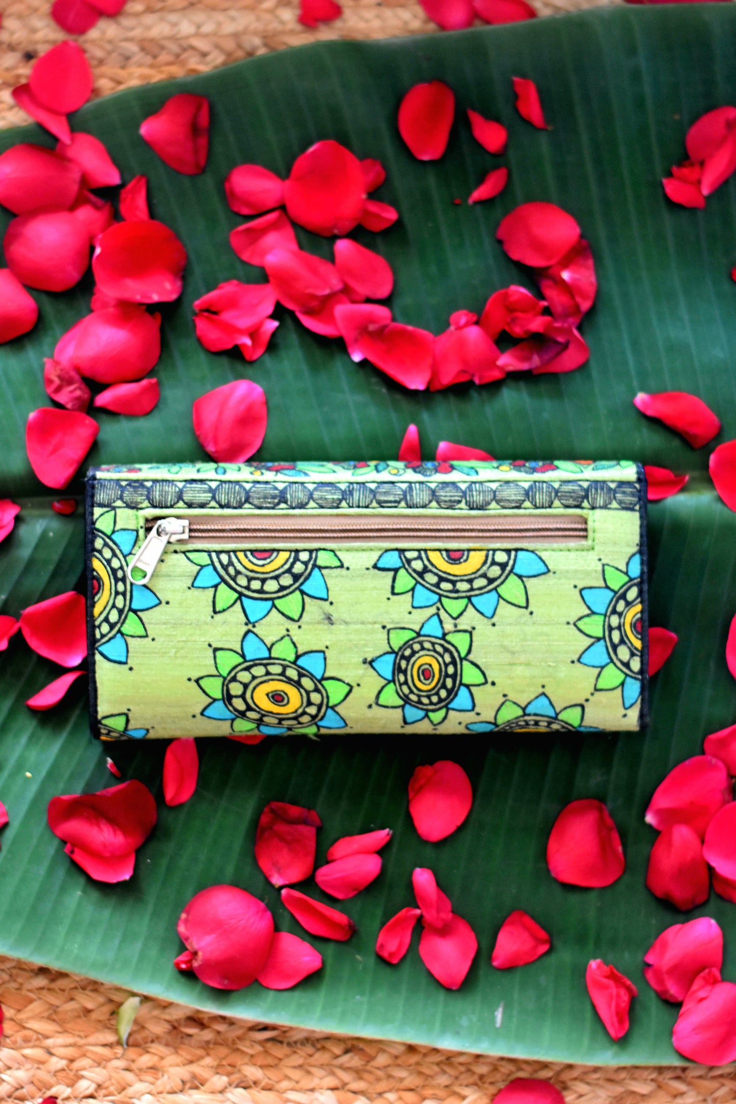 Butterfly Madhubani Clutch