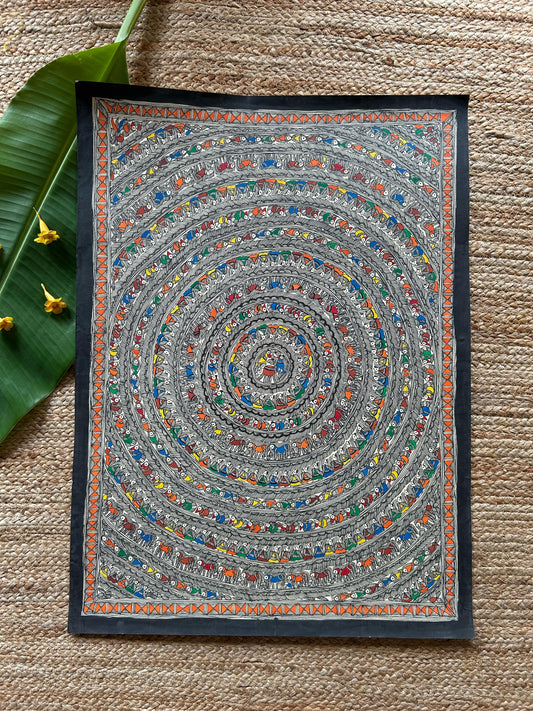 Godhna Mithila Wall Hanging