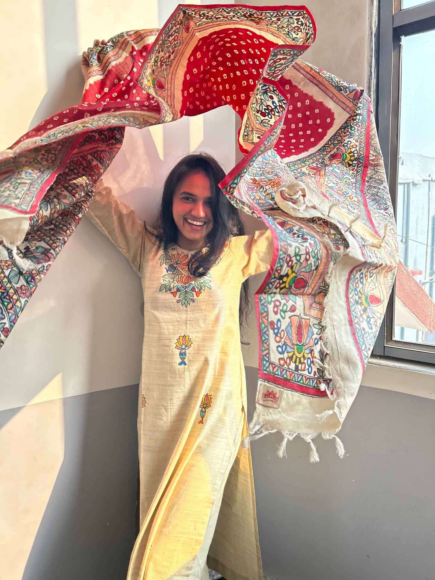 Laalima Bandhini Dupatta