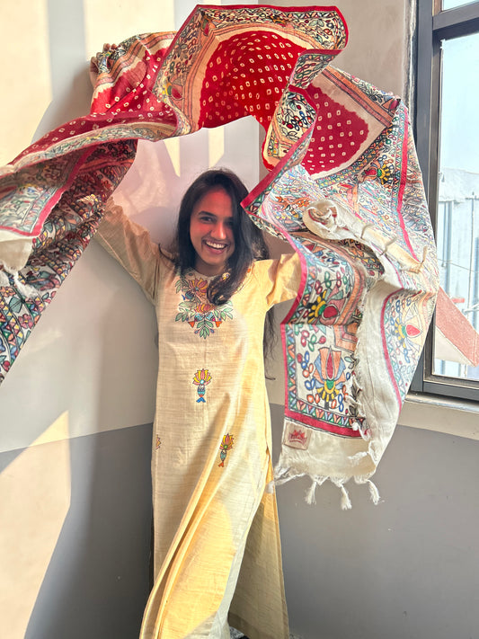 Laalima Bandhini Dupatta