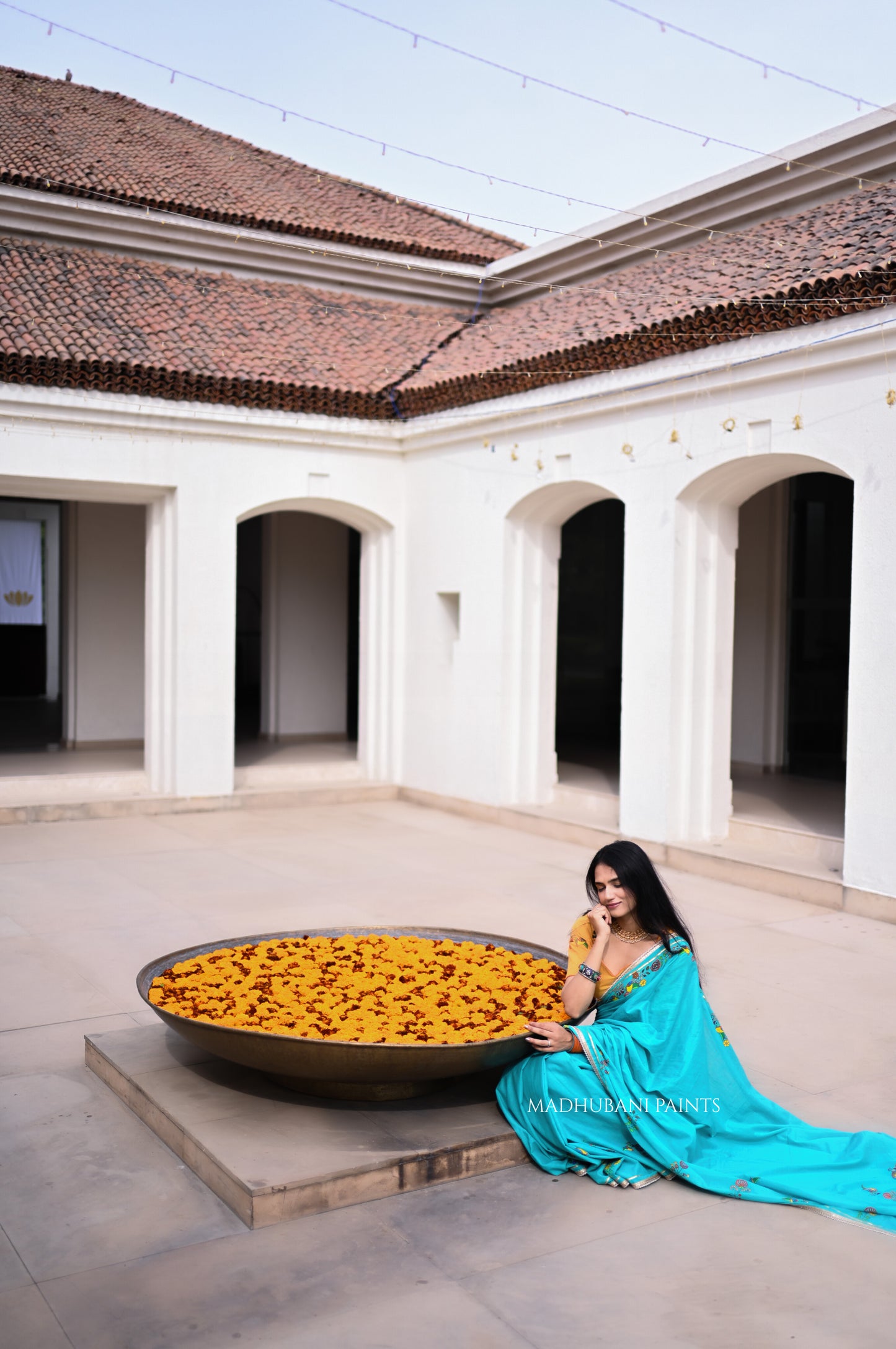 NEELA AASMAN SAREE