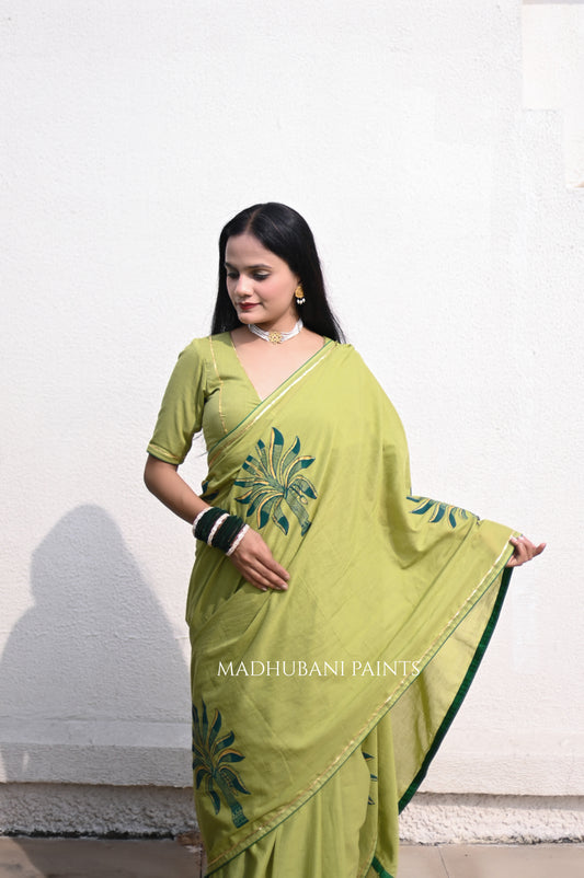 GREEN WHISPER SAREE