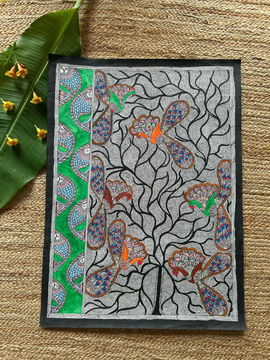 Tree of life Mithila Wall Hanging