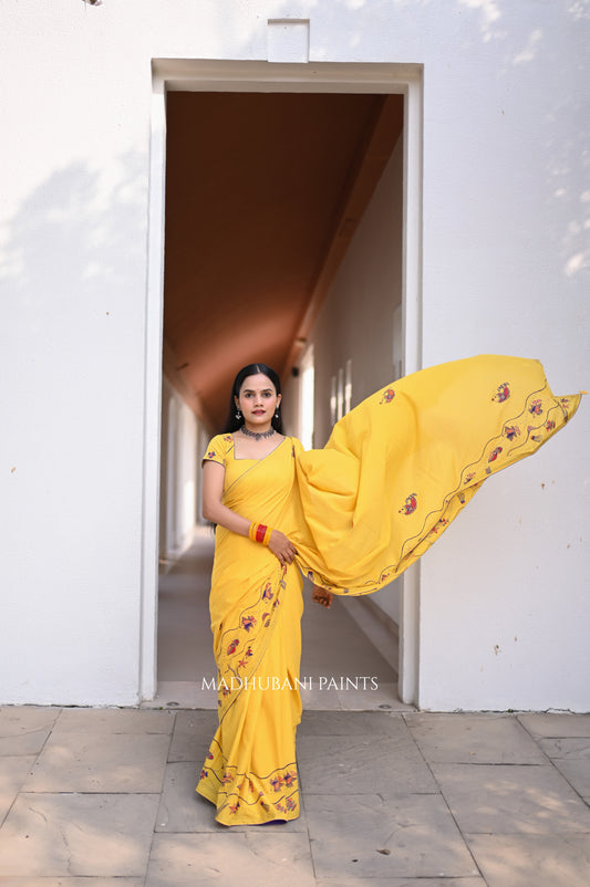 UNDERWATER DREAMS SAREE BLOUSE SET