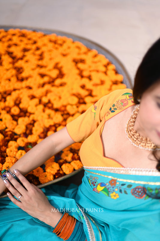 NEELA AASMAN BLOUSE