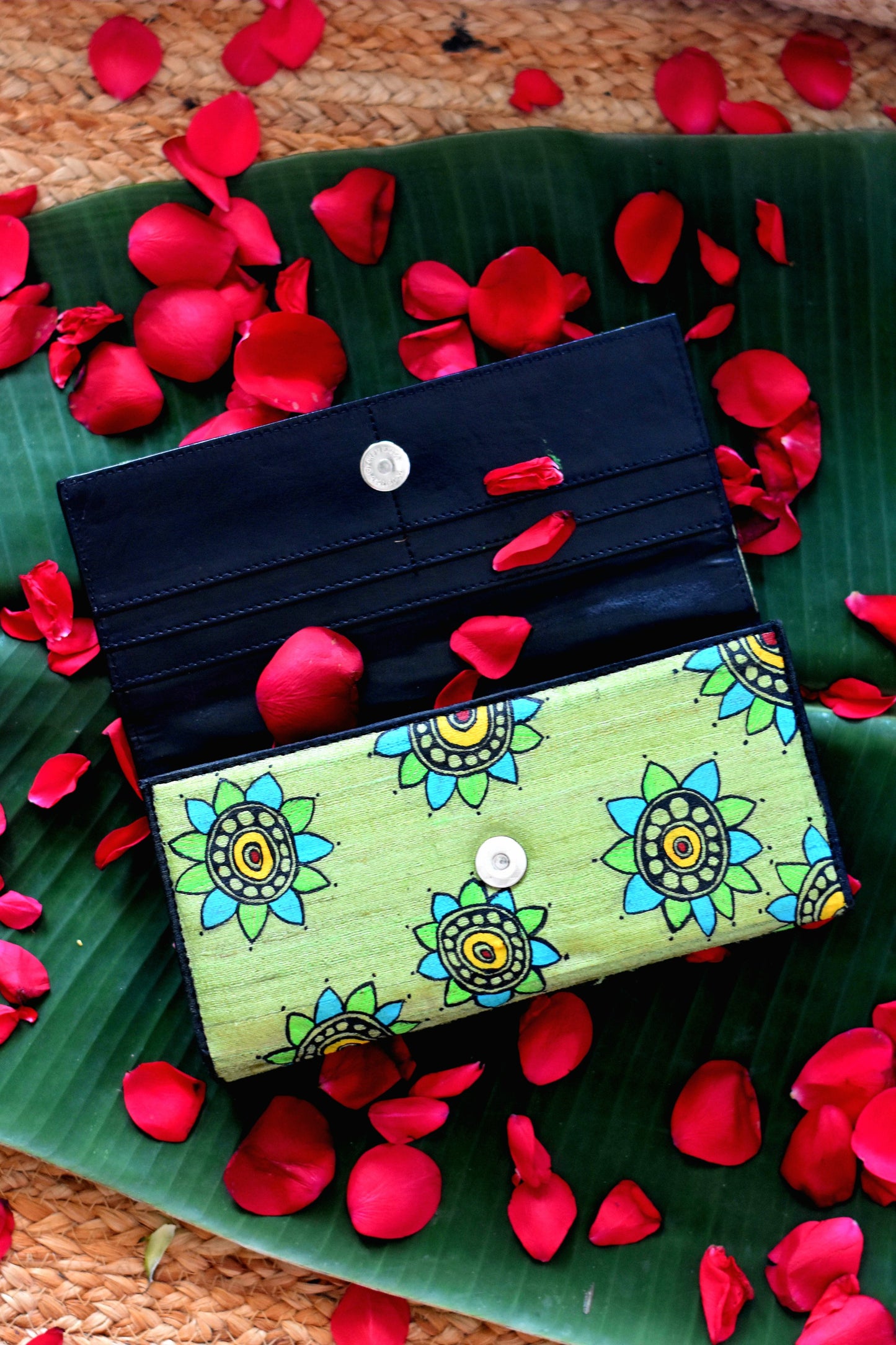 Butterfly Madhubani Clutch