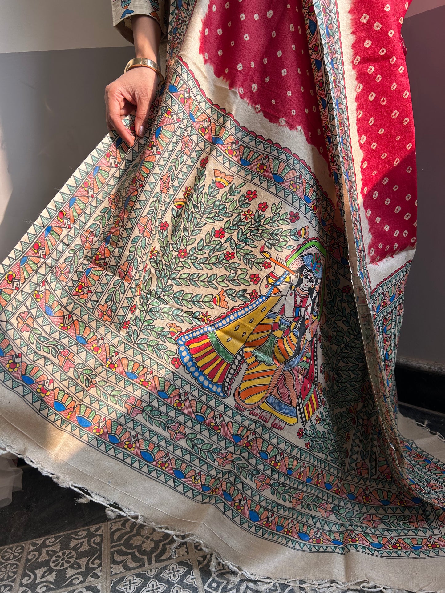 Radha Raman Bandhini Dupatta