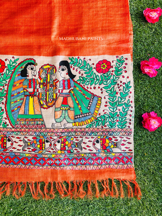 Swayambar Tussar Silk Stole