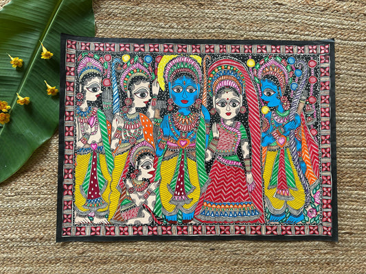 RAM SITA DARBAR Mithila Wall Hanging