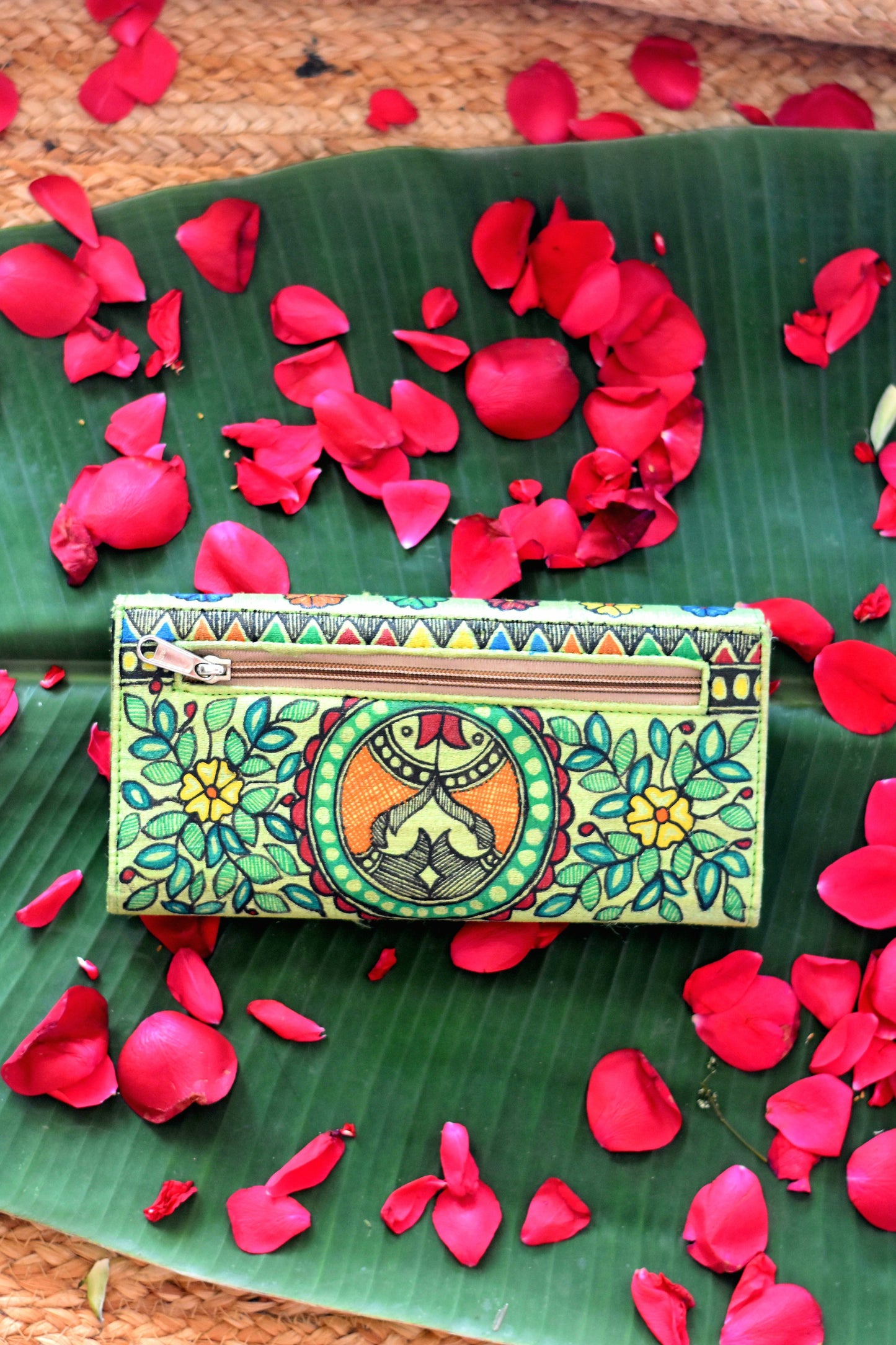 Sun Madhubani Clutch