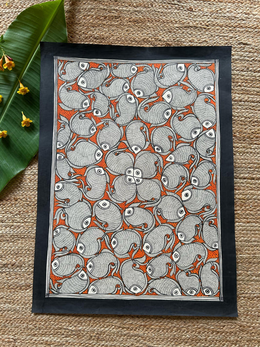 Matsya Samundar Mithila Wall Hanging