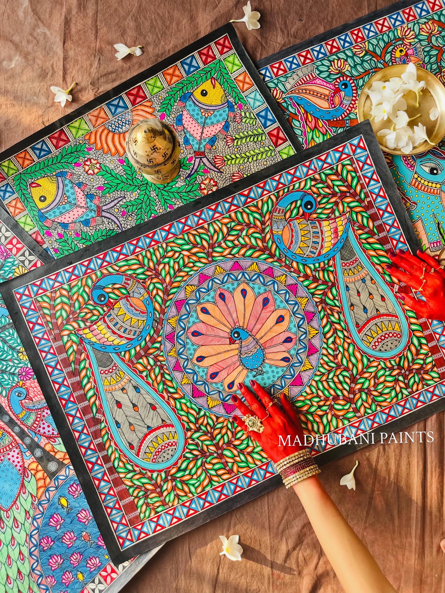 Mor Mahal Wall Hanging