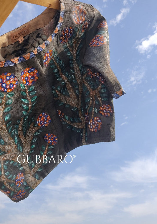 'Gajanand Ele in Vrindavan' Blouse