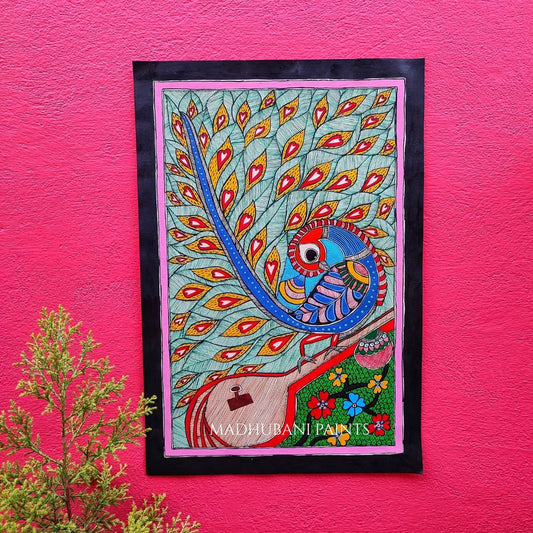 Mayuri Veena Wall Hanging