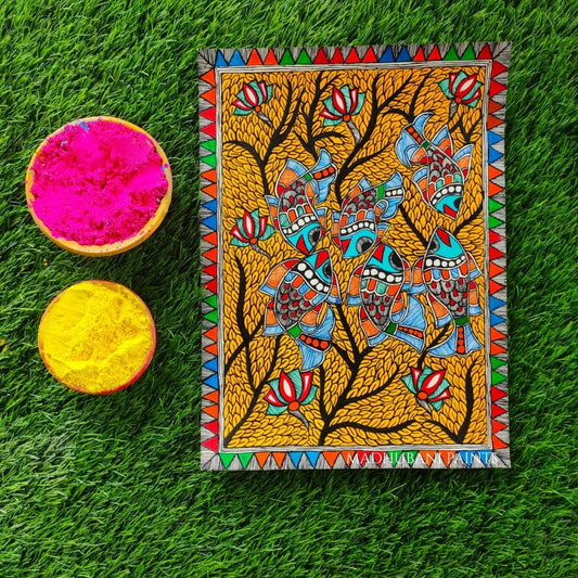 Mini Yellow Ocean Wall Hanging