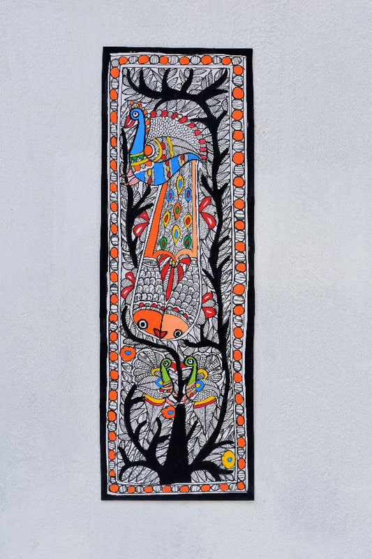 Peacock On Tree Wall Hanging