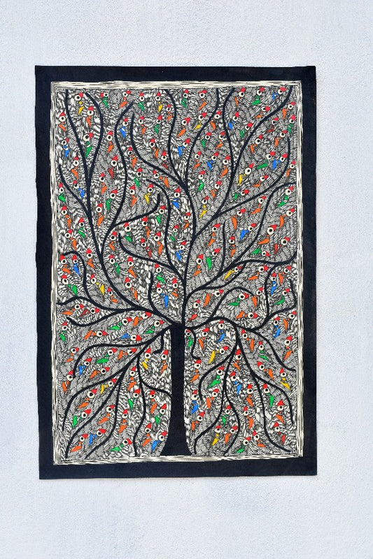 Large Godhna Wall Hanging