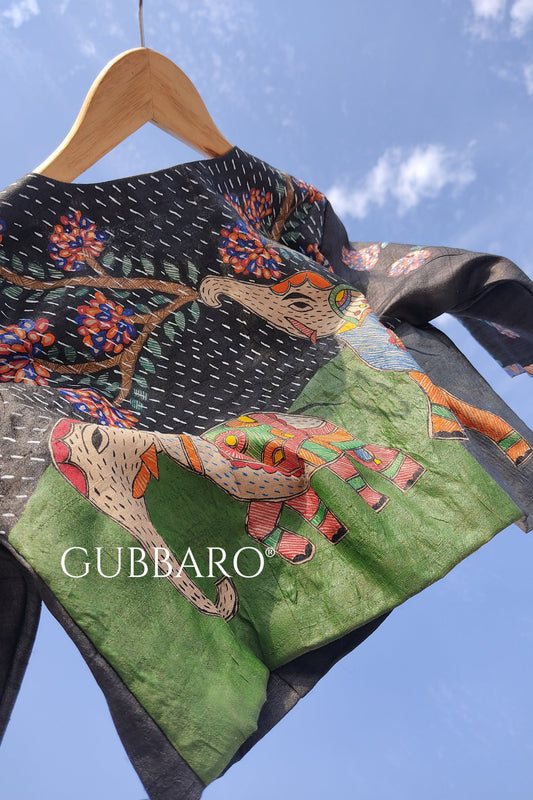 'Gajanand Ele in Vrindavan' Blouse