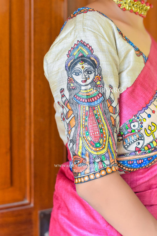 GAYATRI Handpainted Madhubani Blouse