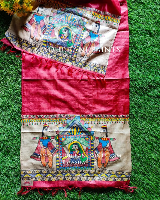 DoliKaHaar Tussar Silk Stole